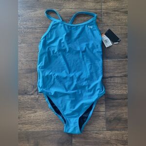 TYR solid diamondfit women's swim suit size 42 (2X)
